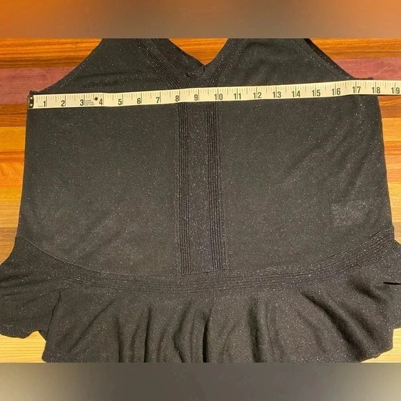 Banana Republic Sparkly Peplum Tank Top, Size L - Picture 5 of 5